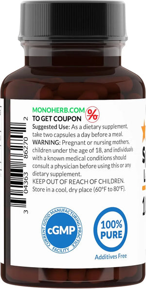 MONOHERB - Monoherb Spearmint Leaf Extract 1000Mg. 90 Capsulas - The Red Vitamin MX - Suplementos Alimenticios - {{ shop.shopifyCountryName }}