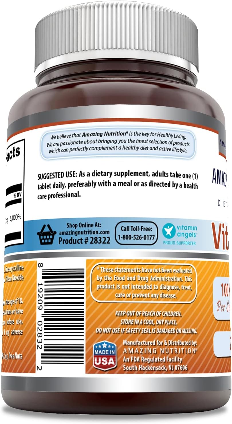 Amazing Formulas Vitamin B6 100Mg. 250 Tabletas