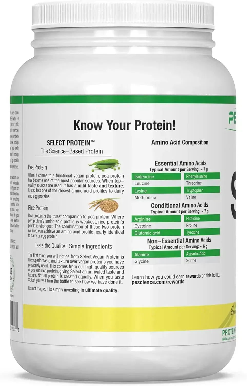 PESCIENCE - PEScience Select Vegan Plant Based Protein Powder Chocolate 27 Servicios 864Gr. - The Red Vitamin MX - Suplementos Alimenticios - {{ shop.shopifyCountryName }}