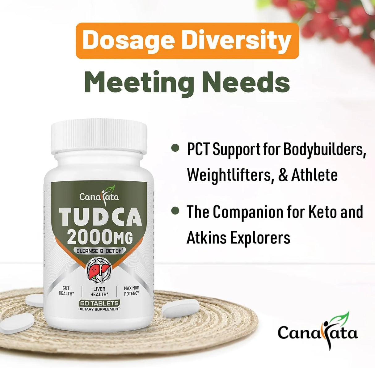 CANARATA - Canarata TUDCA Liver Support 2000Mg. 60 Capsulas 2 Pack - The Red Vitamin MX - Suplementos Alimenticios - {{ shop.shopifyCountryName }}