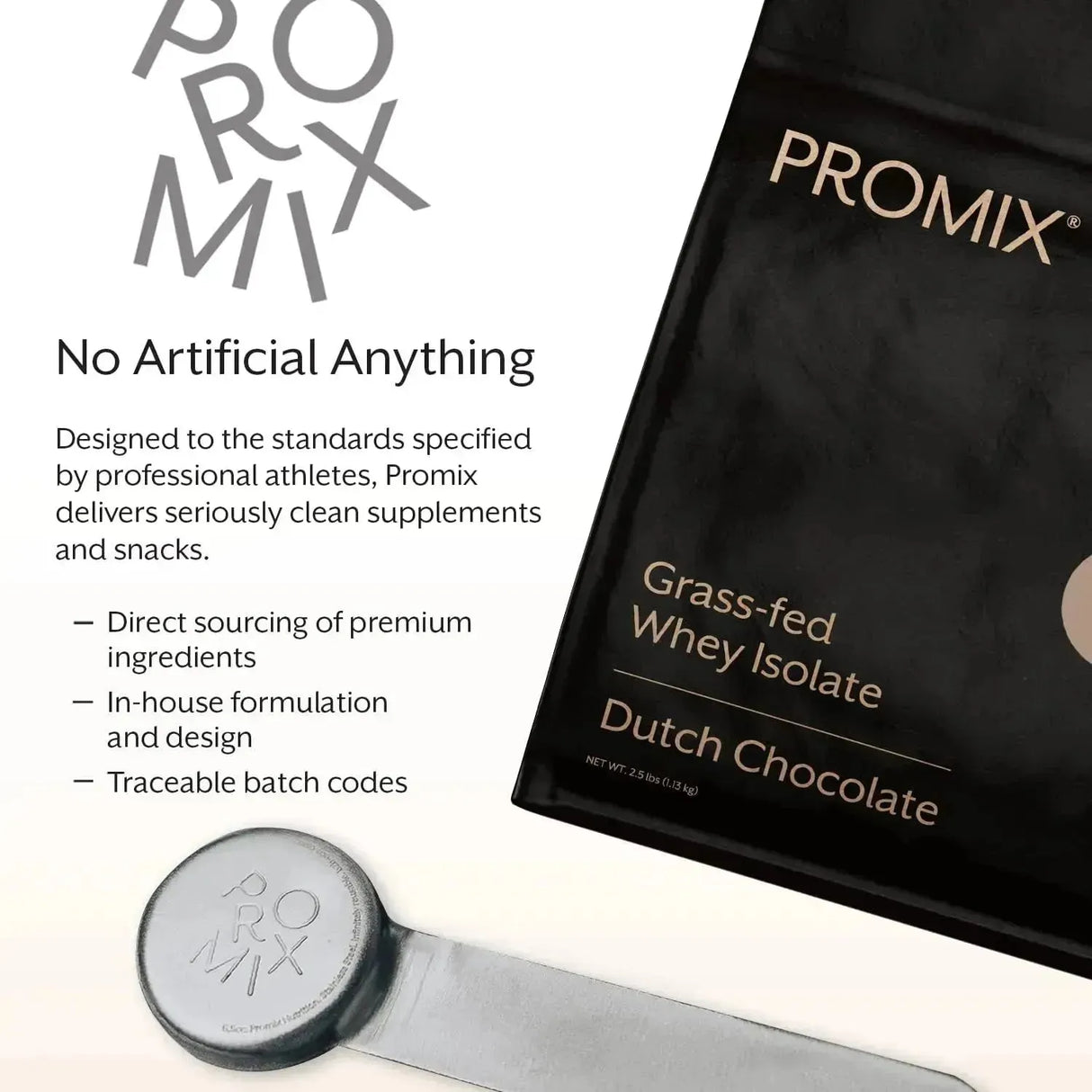 PROMIX - Promix Grass-Fed Whey Protein Isolate Powder Chocolate 2.5 Lbs. - The Red Vitamin MX - Suplementos Alimenticios - {{ shop.shopifyCountryName }}