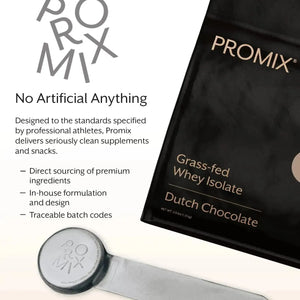 PROMIX - Promix Grass-Fed Whey Protein Isolate Powder Chocolate 2.5 Lbs. - The Red Vitamin MX - Suplementos Alimenticios - {{ shop.shopifyCountryName }}