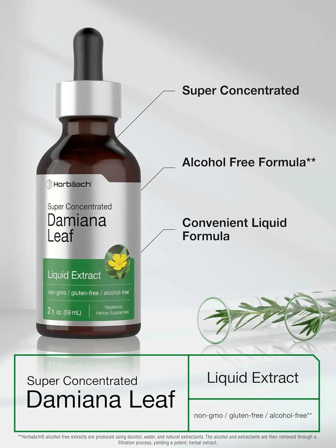 HORBAACH - Horbaach Damiana Leaf Herb Tincture 2 Fl.Oz. - The Red Vitamin MX - Suplementos Alimenticios - {{ shop.shopifyCountryName }}