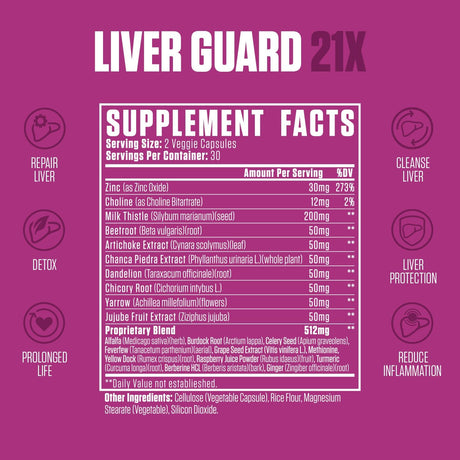 EPN Supplements Liver Guard 21x 60 Capsulas