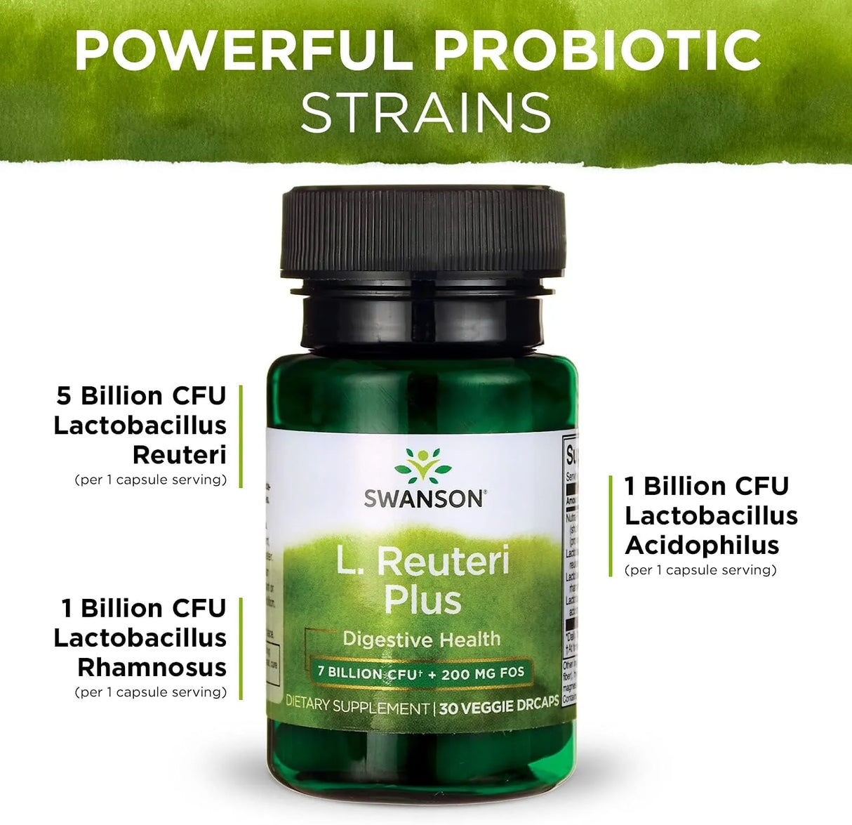 SWANSON - Swanson L. Reuteri Probiotic Plus 30 Capsulas 2 Pack - The Red Vitamin MX - Suplementos Alimenticios - {{ shop.shopifyCountryName }}