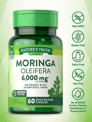 Nature's Truth Moringa 6000Mg. 60 Capsulas