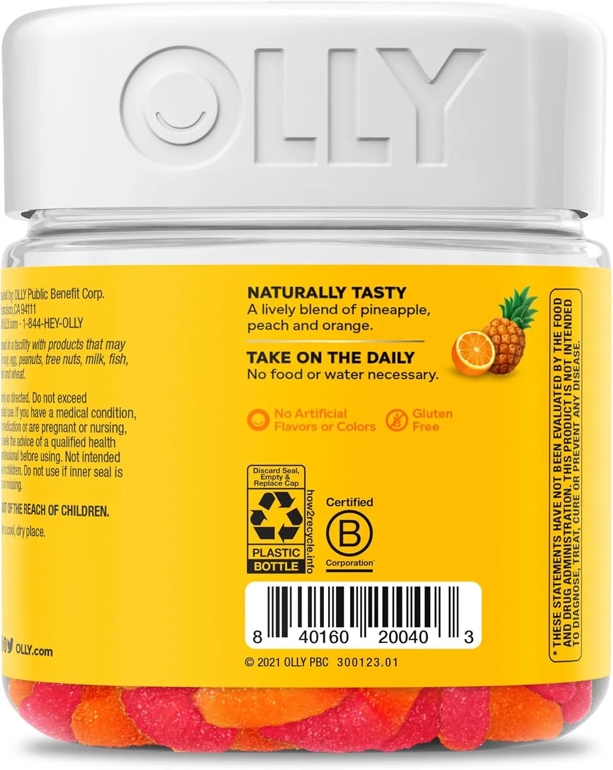 OLLY - OLLY Hello Happy Gummy Worms Vitamin D & Saffron 60 Gomitas - The Red Vitamin MX - Suplementos Alimenticios - {{ shop.shopifyCountryName }}