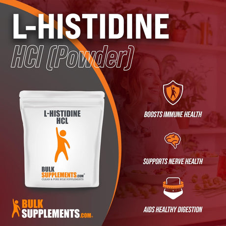 Bulk Supplements L-Histidine HCl Powder 100Gr.