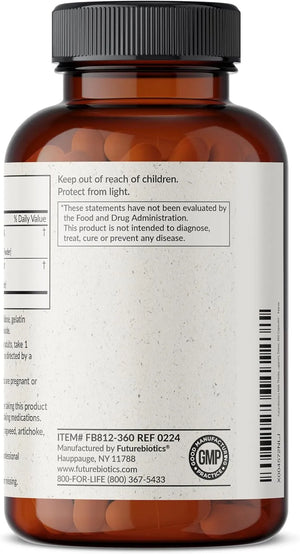 FUTUREBIOTICS - Futurebiotics Milk Thistle Silymarin Marianum 1000Mg. 360 Capsulas - The Red Vitamin MX - Suplementos Alimenticios - {{ shop.shopifyCountryName }}