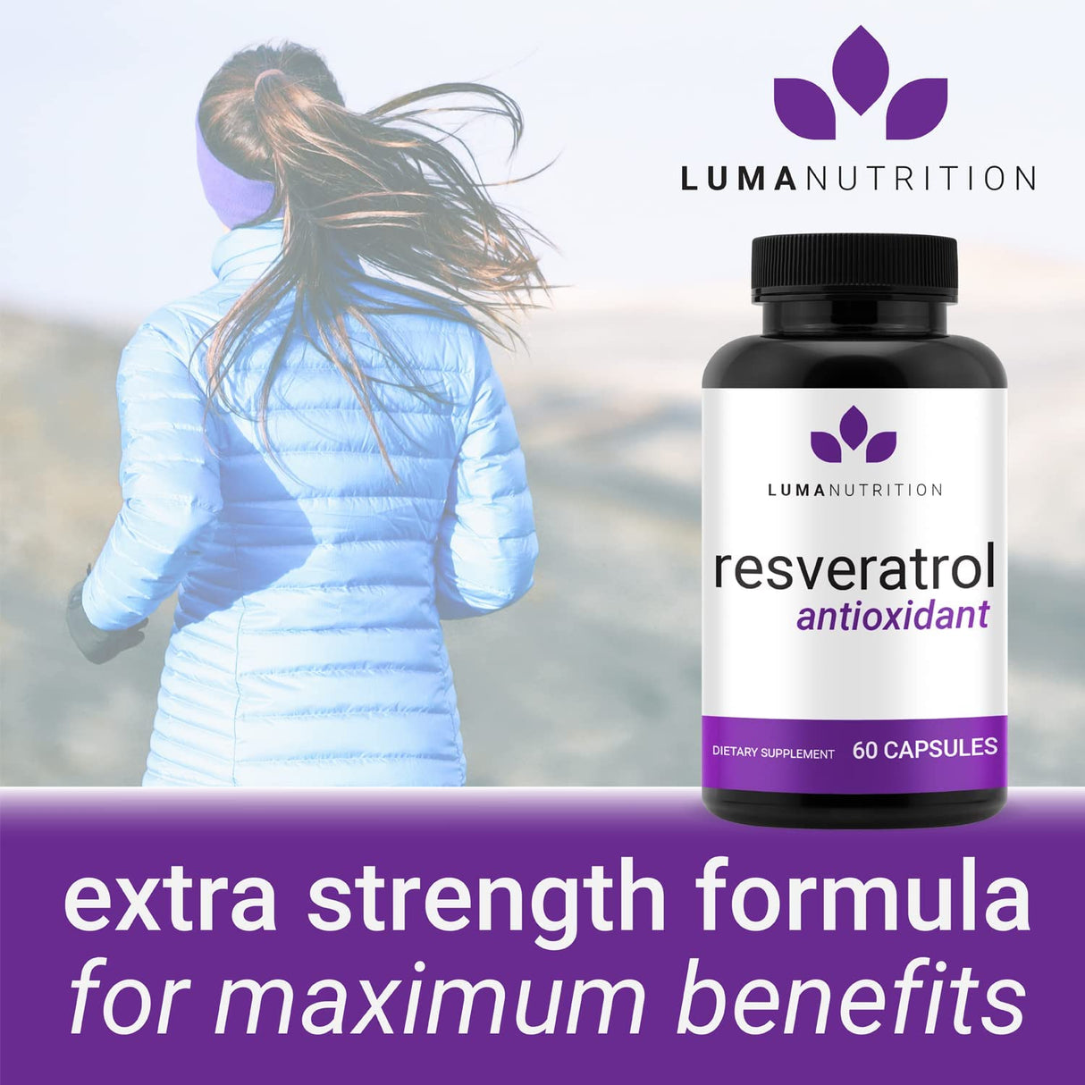 Luma Nutrition High Purity Resveratrol 60 Capsulas