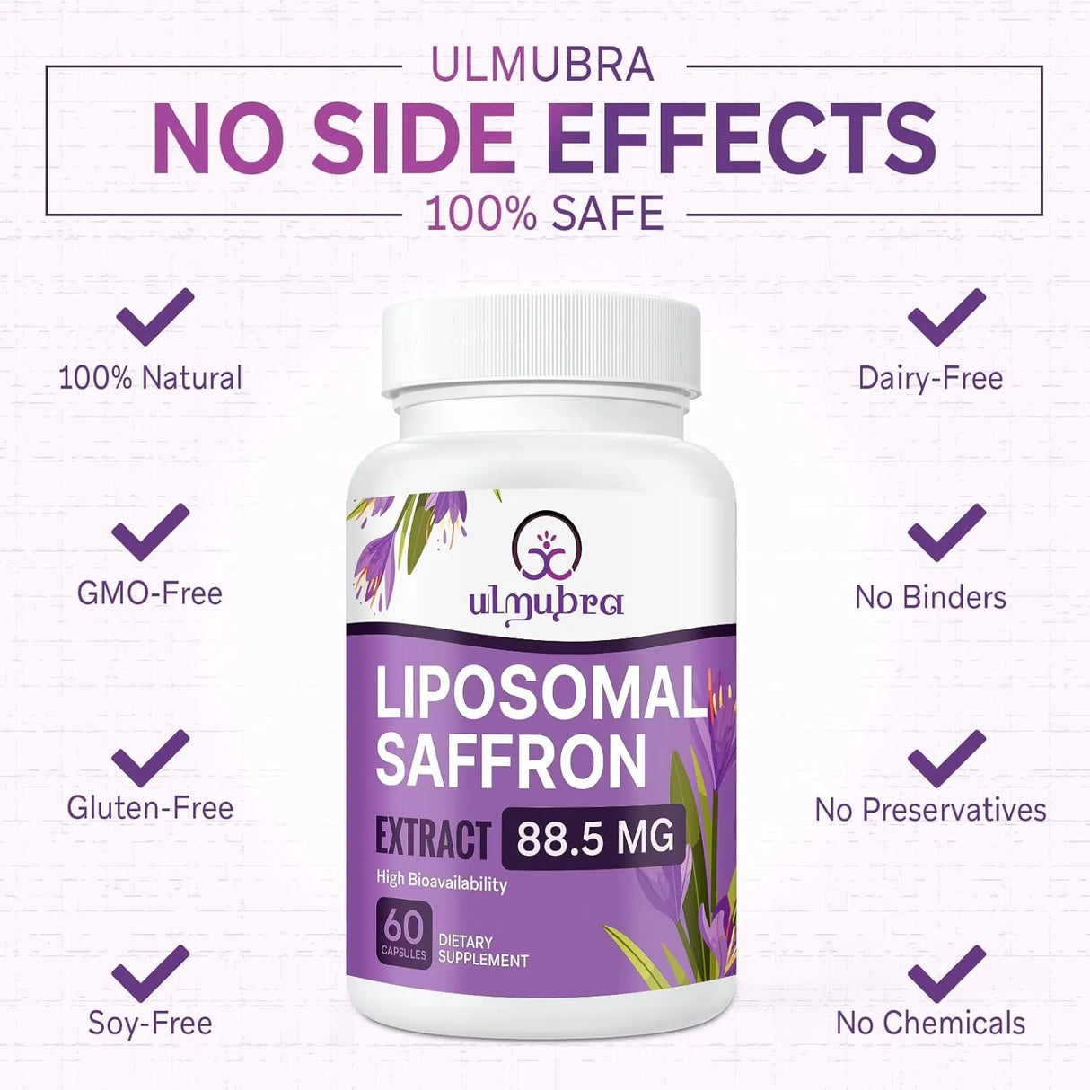 ULMUBRA - Ulmubra Liposomal Saffron 88.5Mg. 60 Capsulas 2 Pack - The Red Vitamin MX - Suplementos Alimenticios - {{ shop.shopifyCountryName }}