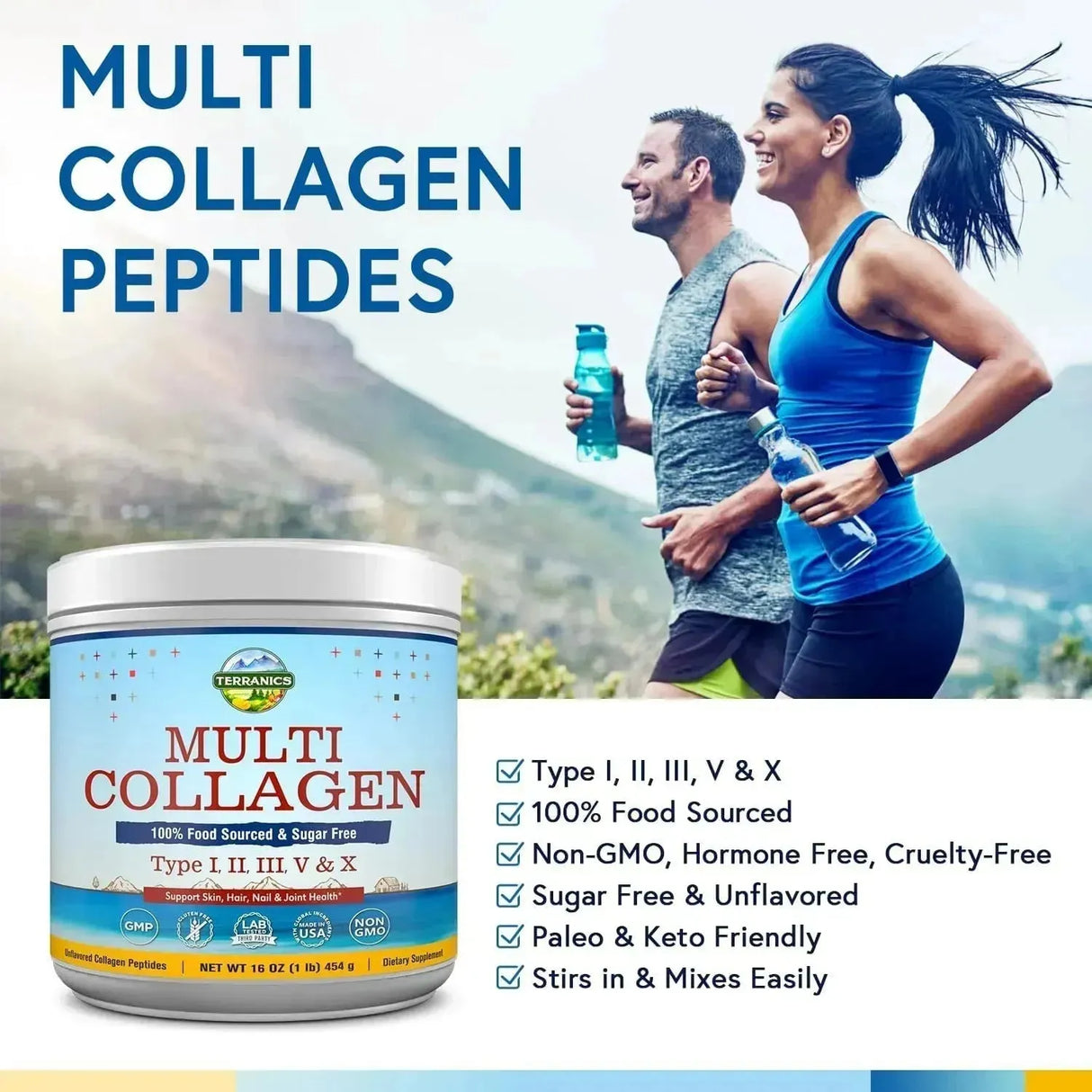 TERRANICS - Terranics Multi Collagen Peptides Powder 454Gr. - The Red Vitamin MX - Suplementos Alimenticios - {{ shop.shopifyCountryName }}