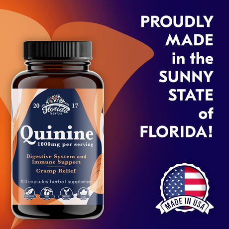 Florida Herbs Quinine 1000Mg. 110 Capsulas