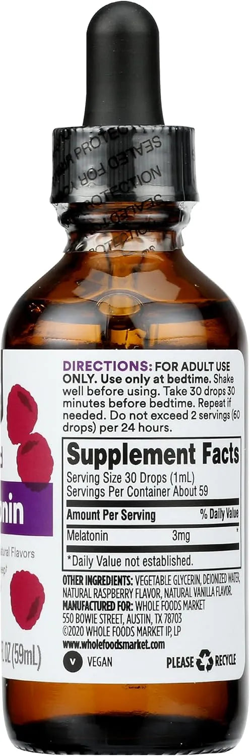 365 - 365 by Whole Foods Market Liquid Melatonin 2 Fl.Oz. - The Red Vitamin MX - Suplementos Alimenticios - {{ shop.shopifyCountryName }}
