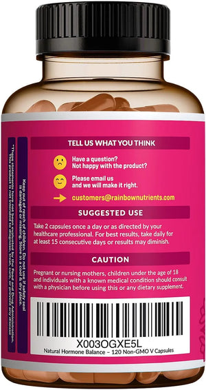 RAINBOW NUTRIENTS - Rainbow Nutrients Hormone Balance + Probiotics for Women 120 Capsulas 2 Pack - The Red Vitamin MX - Suplementos Alimenticios - {{ shop.shopifyCountryName }}
