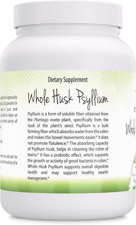 Amazing India USDA Organic Whole Psyllium Husk 340Gr.