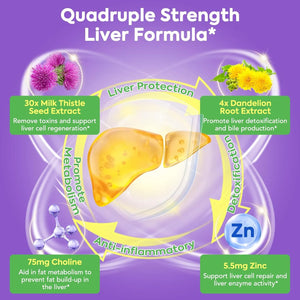 SUREBOUNTY - Surebounty 4-in-1 Milk Thistle Complex 90 Capsulas - The Red Vitamin MX - Suplementos Alimenticios - {{ shop.shopifyCountryName }}