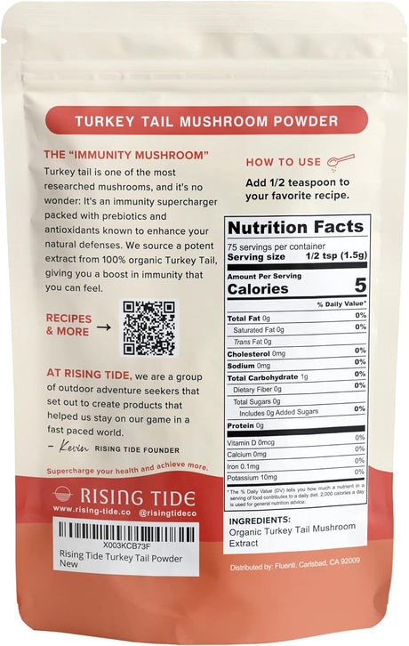 Rising Tide Turkey Tail Mushroom 113Gr.