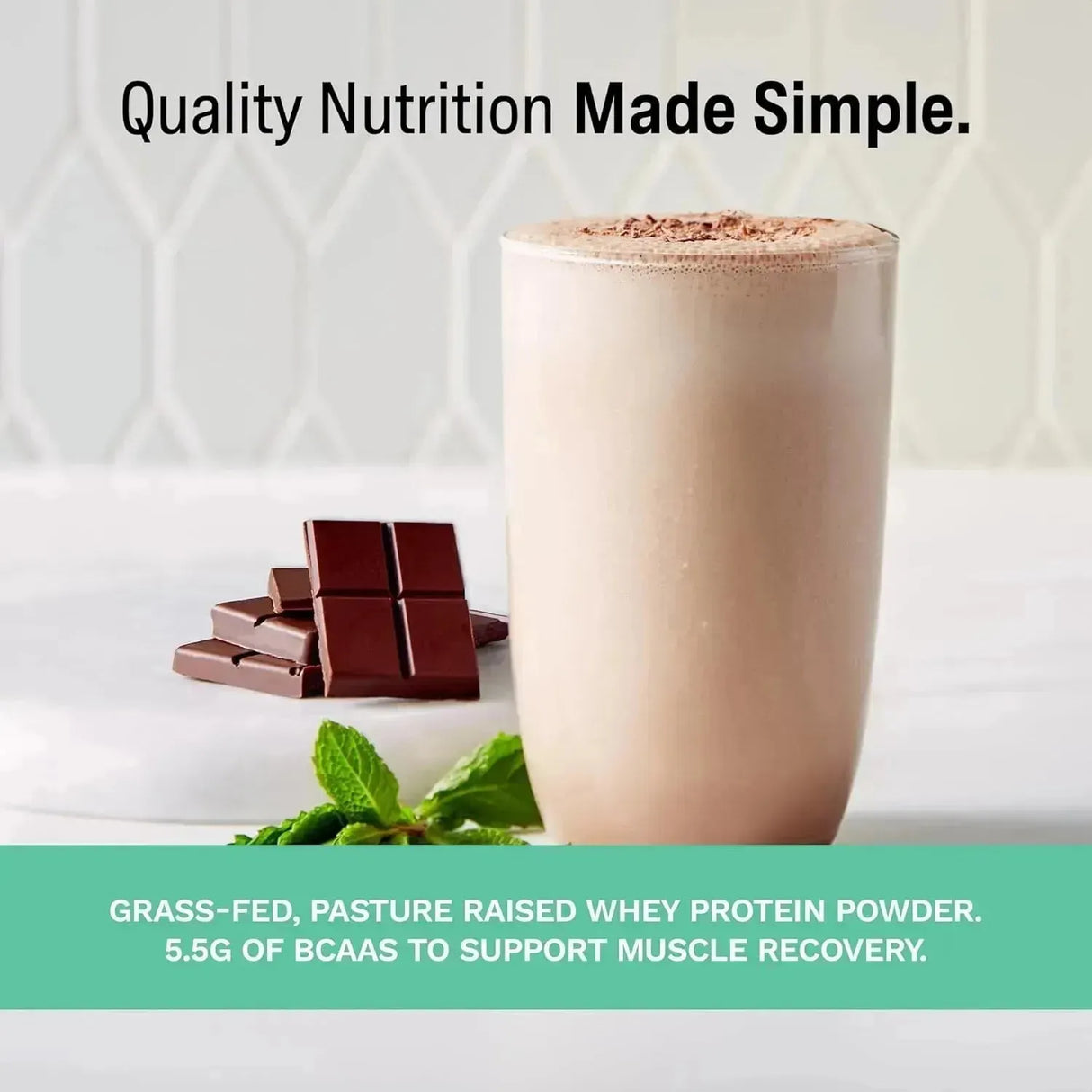 RISE - Rise Whey Protein Powder Grass Fed Mint Chocolate 1.1 Kg. - The Red Vitamin MX - Suplementos Alimenticios - {{ shop.shopifyCountryName }}