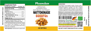 PHARMAKON - PHARMAKON Nattokinase 6000 FUs 240 Capsulas Blandas - The Red Vitamin MX - Suplementos Alimenticios - {{ shop.shopifyCountryName }}