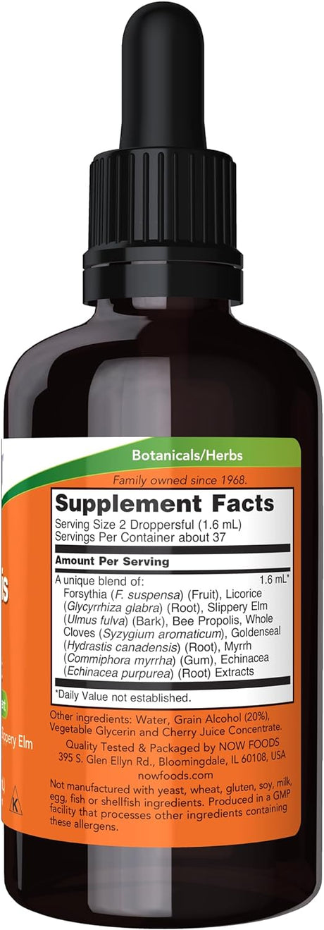 NOW Supplements Propolis Plus Extract Liquid 59Ml.