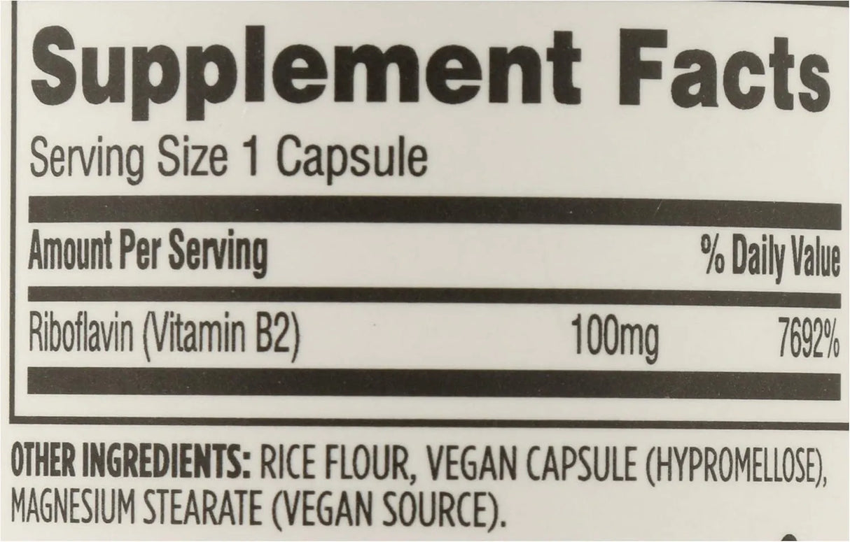 365 - 365 by Whole Foods Market Vitamin B2 100Mg. 100 Capsulas 2 Pack - The Red Vitamin MX - Suplementos Alimenticios - {{ shop.shopifyCountryName }}
