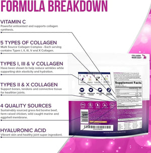 VITAUTHORITY - Vitauthority Multi Collagen Peptides Plus Hyaluronic Acid and Vitamin C 20 Paquetes - The Red Vitamin MX - Suplementos Alimenticios - {{ shop.shopifyCountryName }}