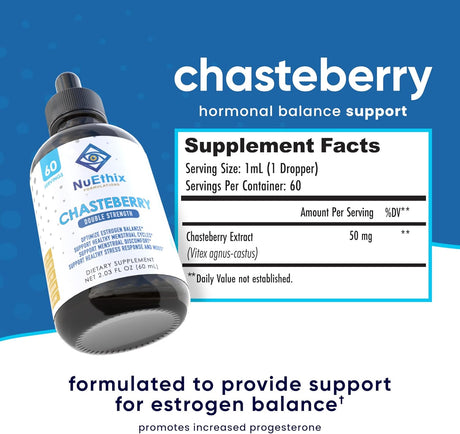 NuEthix Formulations Chasteberry Double Strength 50Mg. 60Ml.