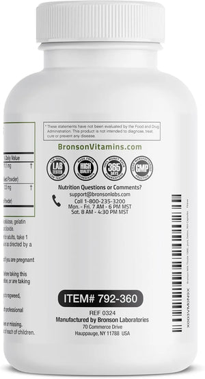 BRONSON - Bronson Milk Thistle Silymarin Marianum & Dandelion Root Liver Health Support 360 Capsulas - The Red Vitamin MX - Suplementos Alimenticios - {{ shop.shopifyCountryName }}