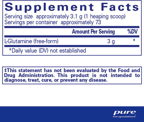 Pure Encapsulations L-Glutamine Powder 227Gr.
