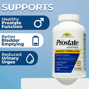 REAL HEALTH - Real Health The Prostate Formula 270 Tabletas - The Red Vitamin MX - Suplementos Alimenticios - {{ shop.shopifyCountryName }}