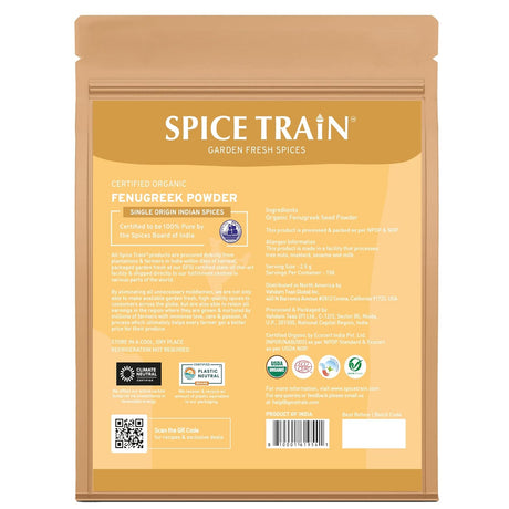 Spice Train Fenugreek Powder 397Gr.
