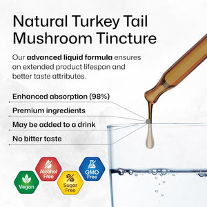Bio Krauter Turkey Tail Mushroom Extract 4 Fl.Oz.