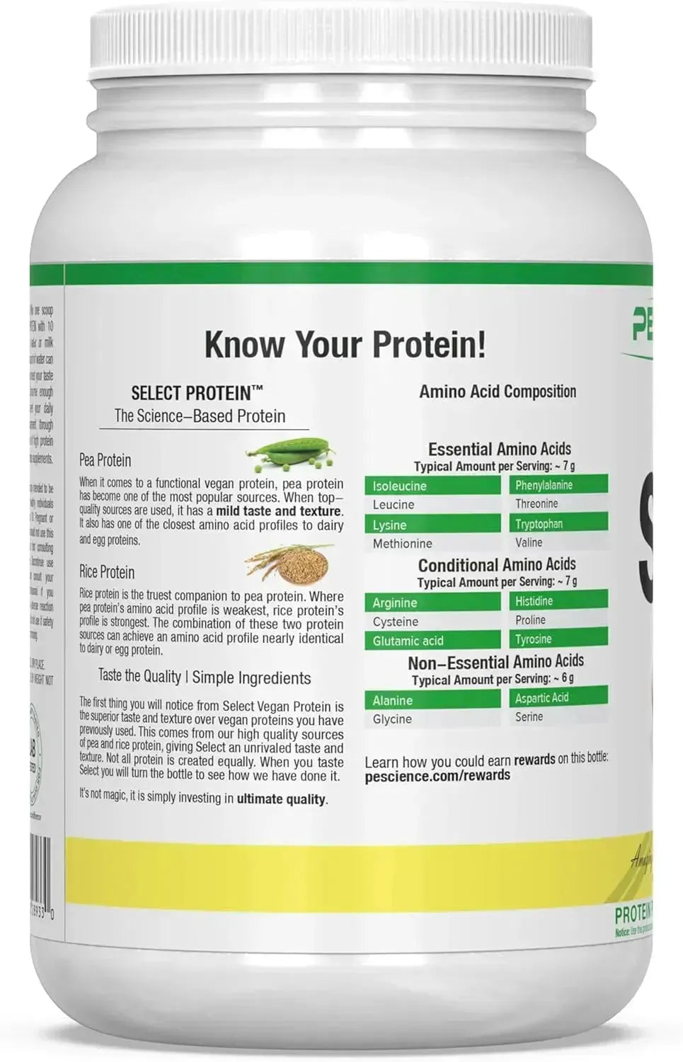 PESCIENCE - PEScience Select Vegan Plant Based Protein Powder Chocolate Peanut Butter 27 Servicios 918Gr. - The Red Vitamin MX - Suplementos Alimenticios - {{ shop.shopifyCountryName }}