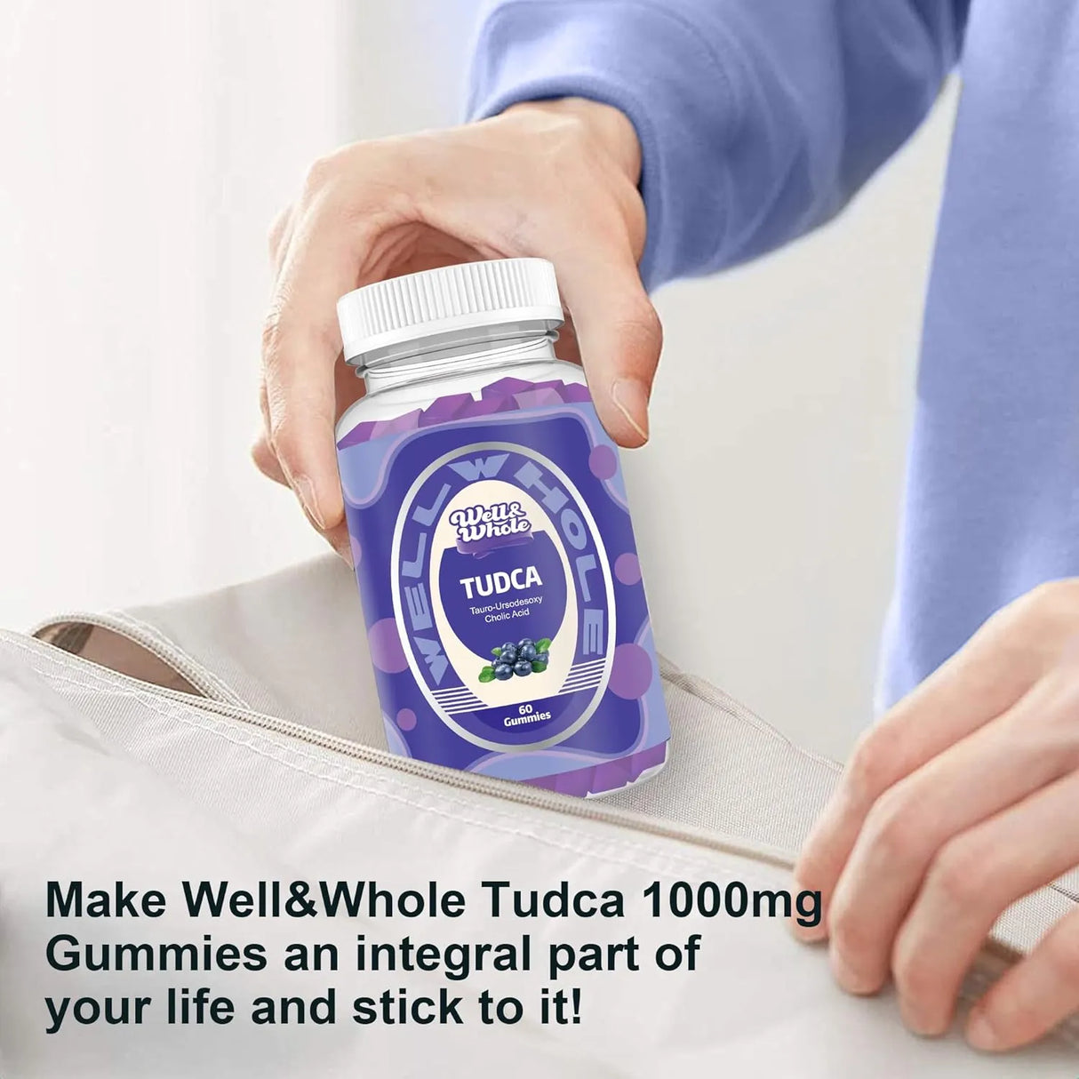 WELL&WHOLE - Well&Whole TUDCA 1000Mg. 60 Gomitas - The Red Vitamin MX - Suplementos Alimenticios - {{ shop.shopifyCountryName }}