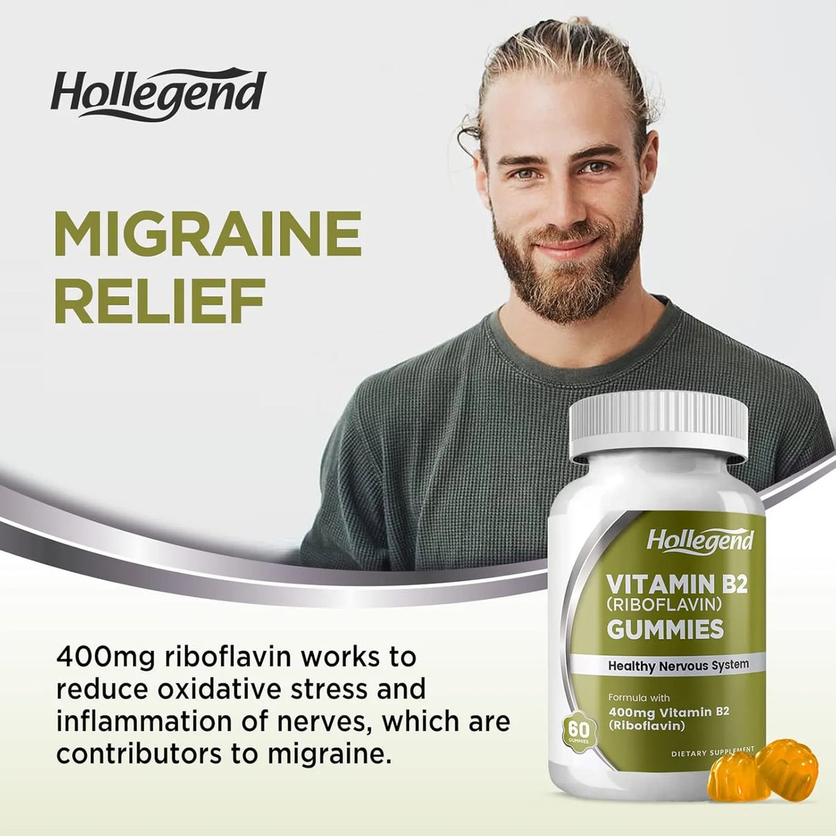 HOLLEGEND - HOLLEGEND Vitamin B2 Gummies Riboflavin 400Mg. 60 Gomitas 2 Pack - The Red Vitamin MX - Suplementos Alimenticios - {{ shop.shopifyCountryName }}