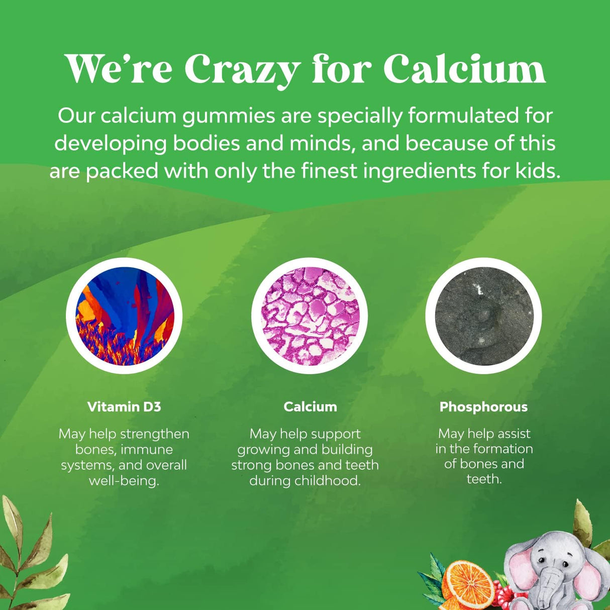 Natures Craft Delicious Kids Calcium Gummies 90 Gomitas