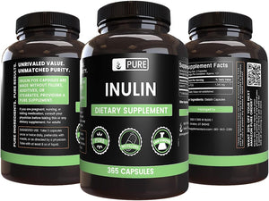 Pure Original Ingredients Inulin 365 Capsulas