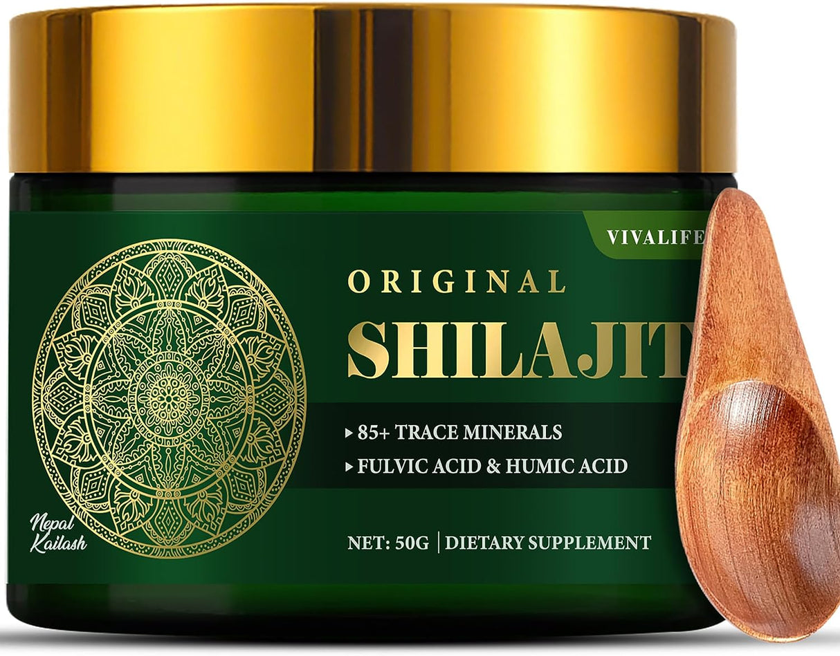 VIVALIFER Himalayan Shilajit Resin Supplement 500Mg. 50Gr.