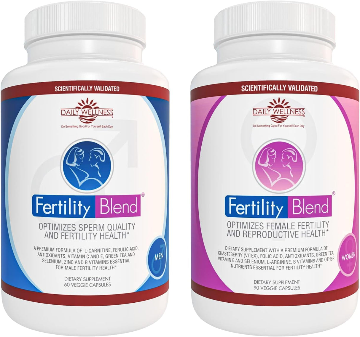 Fertility Blend Couples for Men & Women to support fertilization 2 Pack