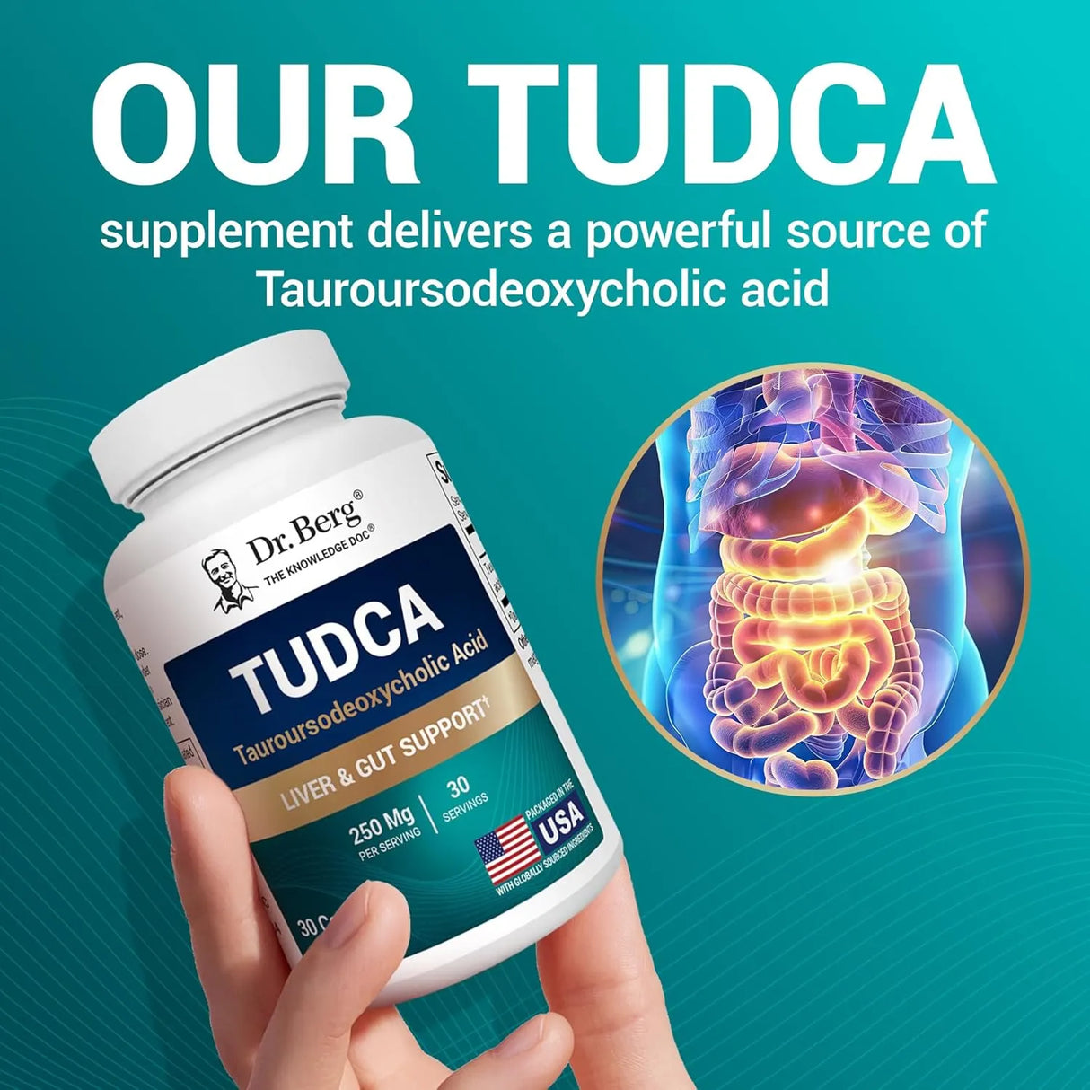 DR. BERG - Dr. Berg TUDCA 30 Capsulas - The Red Vitamin MX - Suplementos Alimenticios - {{ shop.shopifyCountryName }}