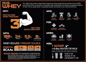 RIVAL NUTRITION - Rival Nutrition Rivalwhey Cinnamon Toast 28 Servicios 908Gr. - The Red Vitamin MX - Suplementos Alimenticios - {{ shop.shopifyCountryName }}