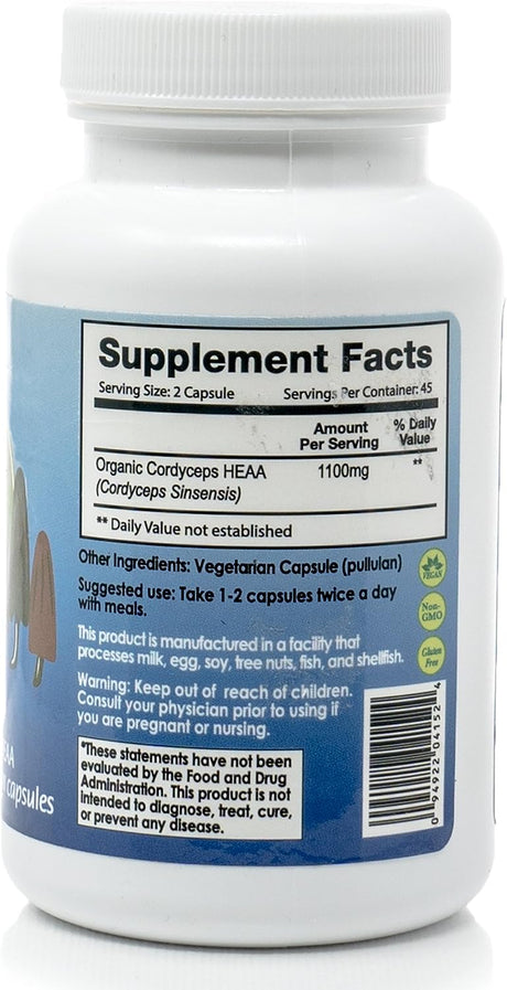 Perfect Supplements Perfect Cordyceps 90 Capsulas