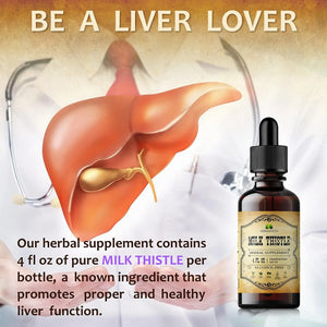 HERBALICIOUS - HERBALICIOUS Milk Thistle Extract 4 Fl.Oz. - The Red Vitamin MX - Suplementos Alimenticios - {{ shop.shopifyCountryName }}
