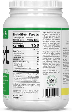 PESCIENCE - PEScience Select Vegan Plant Based Protein Powder Chocolate 27 Servicios 864Gr. - The Red Vitamin MX - Suplementos Alimenticios - {{ shop.shopifyCountryName }}