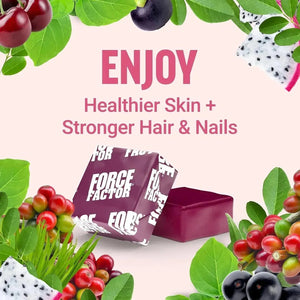 FORCE FACTOR - Force Factor Collagen Boosting Superfoods 60 Masticables - The Red Vitamin MX - Suplementos Alimenticios - {{ shop.shopifyCountryName }}