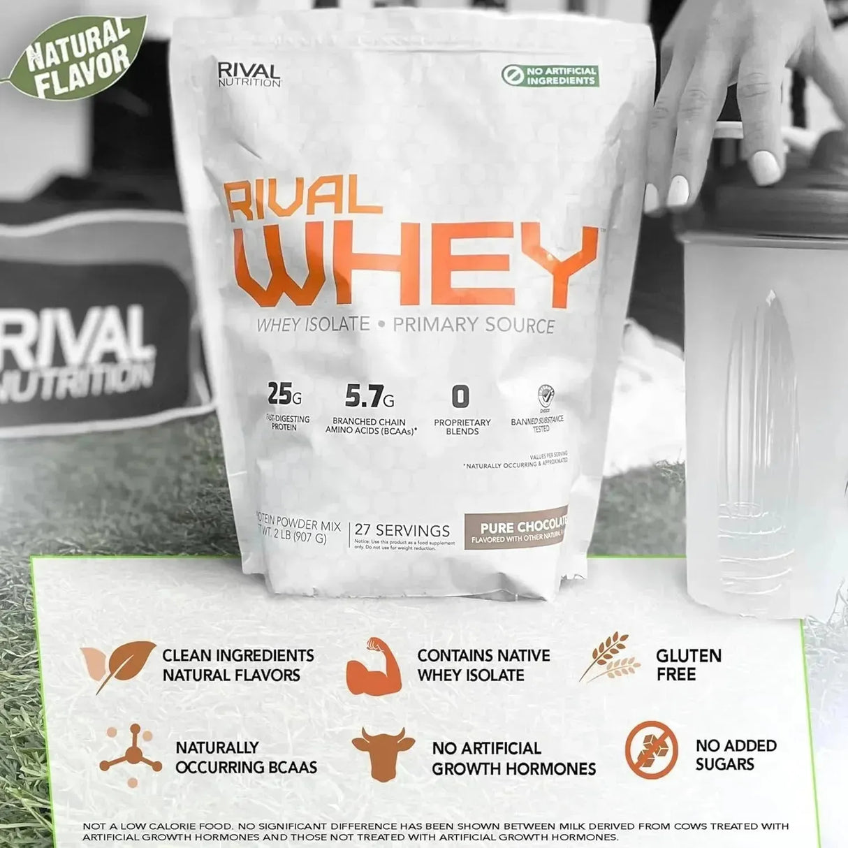 RIVAL NUTRITION - Rival Nutrition Naturally Flavored Rival Whey Cookies and Cream 907Gr. - The Red Vitamin MX - Suplementos Alimenticios - {{ shop.shopifyCountryName }}