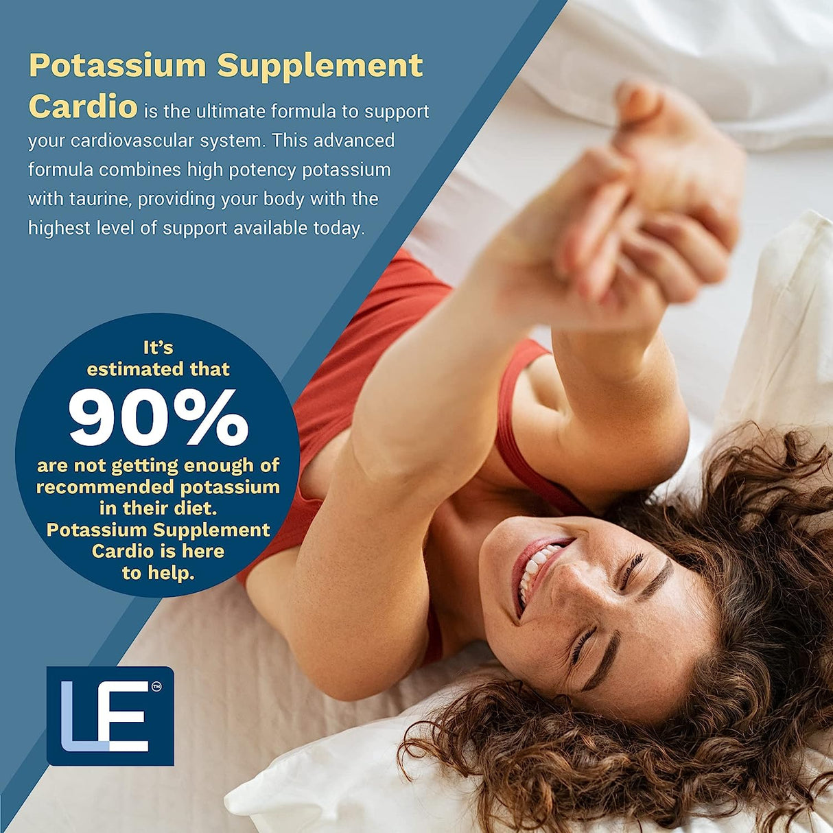 Life Enhancement Potassium Supplement Cardio 120 Capsulas