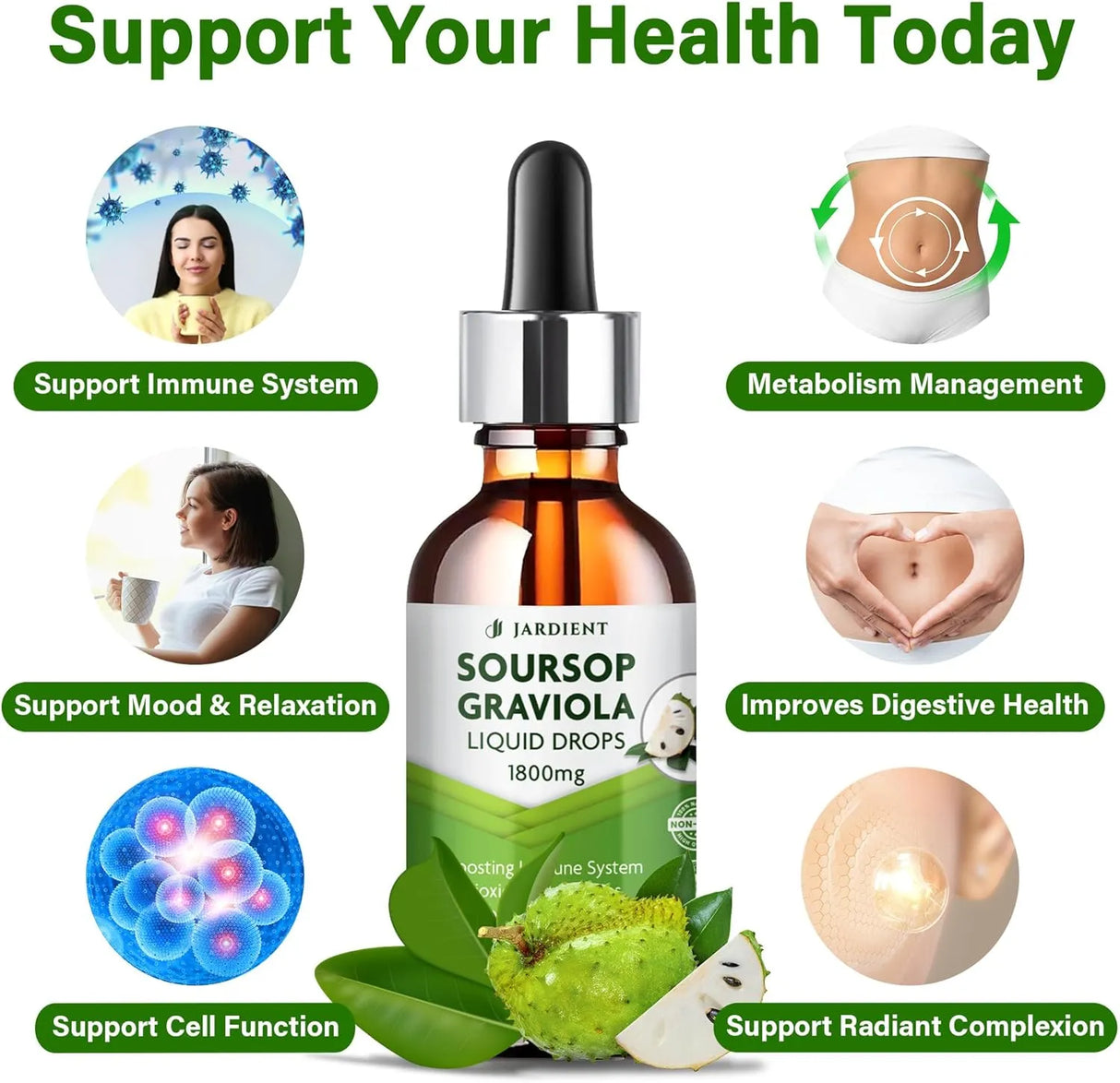 JARDIENT - Jardient Soursop Bitters Liquid Oil Graviola Soursop Extract 2 Fl.Oz. - The Red Vitamin MX - Suplementos Alimenticios - {{ shop.shopifyCountryName }}