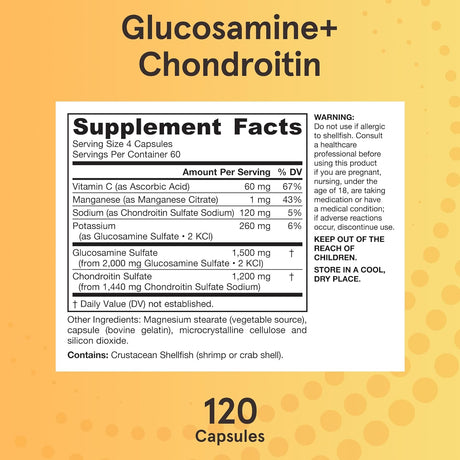 Jarrow Formulas Glucosamine + Chondroitin 240 Capsulas